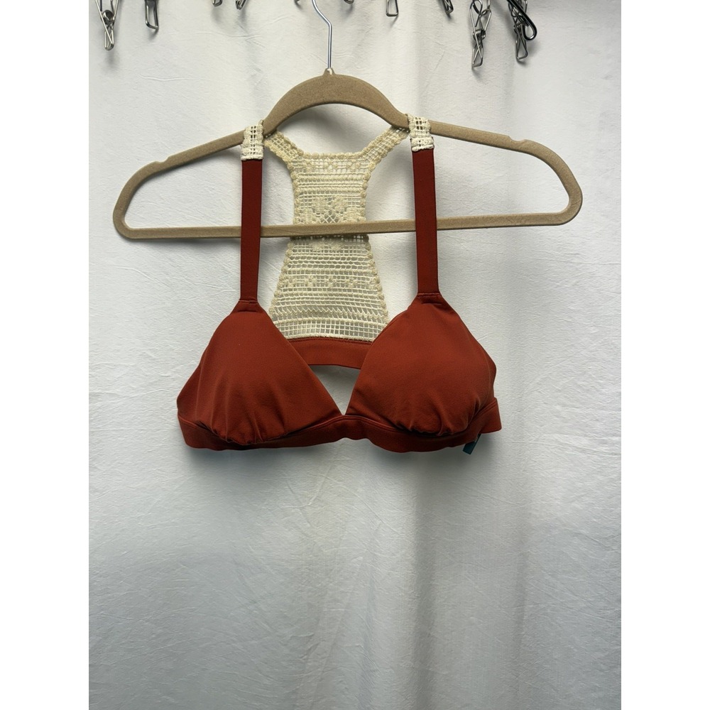 Aerie- Bikini Top- Large‎ - Crochet- Orange